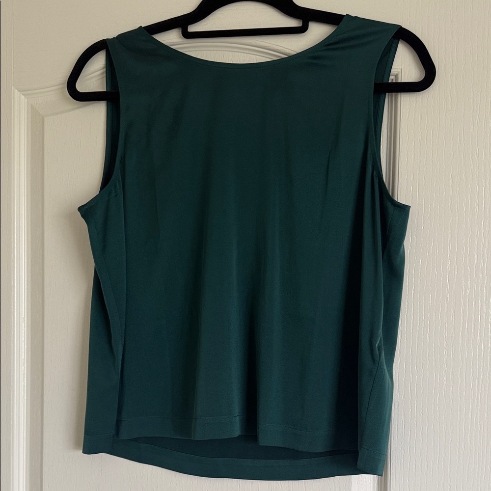 Eileen Fisher Dark Green Tank Top size S/P
